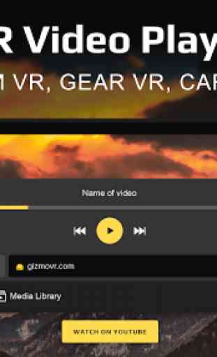 Gizmo VR Player: 360 Virtual Reality Videos 1