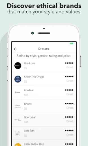 Good On You – Ethical Fashion App 2