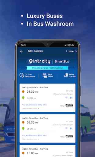 IntrCity SmartBus App: Book Intercity Bus Tickets 2