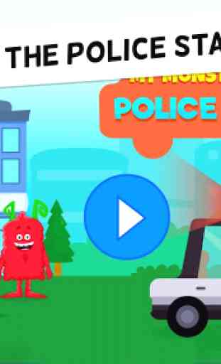 La Mia Città dei Mostri: Polizia Gioco per Bambini 1