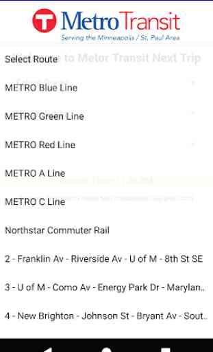 Metro Transit Next Trip - Plan Your Ride 3