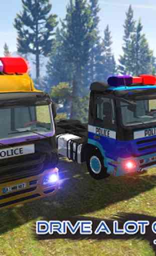 NOI polizia trainare camion trasporto simulatore 4