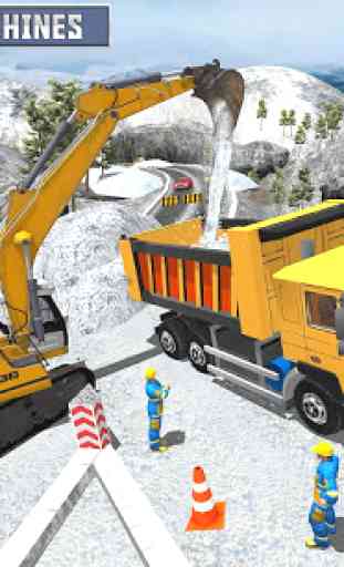 simulatore di escavatore pesante per la neve 2019 3