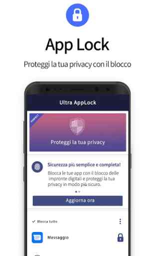 Ultra AppLock protegge la tua privacy. 1