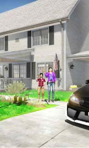 Virtual Police Dad Simulator : Happy Family Games 3