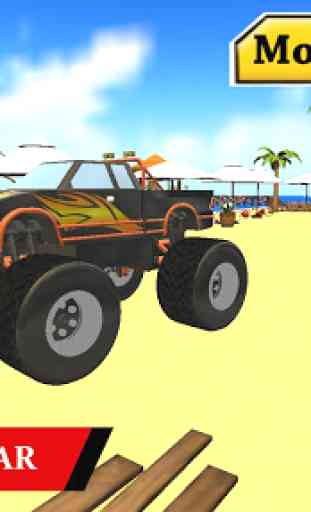Water Park Truck Stunts and Race : Water Adventure 3