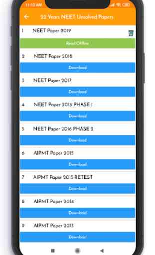 22 years Neet / Aipmt Solved Papers Offline 3
