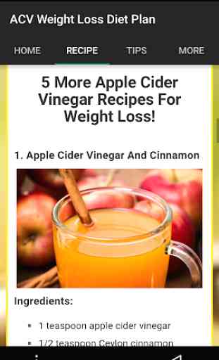 7 Days Apple Cider Vinegar Weight Loss Diet Plan 2