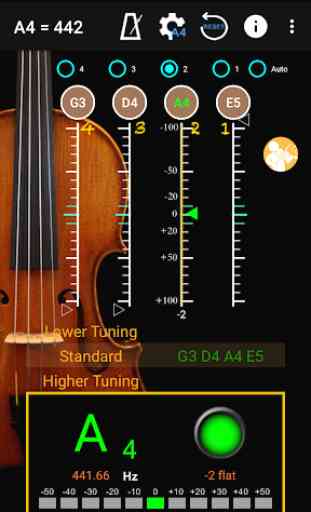 Accordatore per violino - Violin Tuner 1