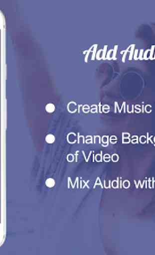 Add Audio to Video : Audio Video Mixer 1