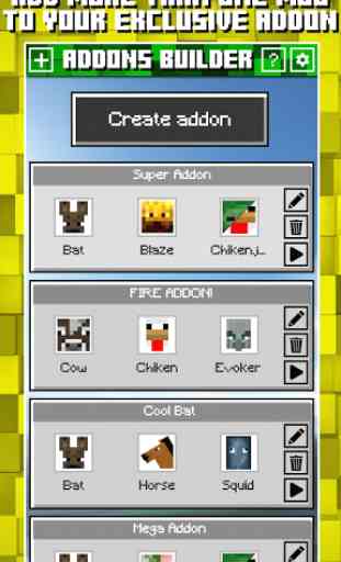 Addons Builder per Minecraft PE 3
