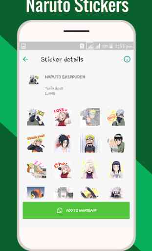 Adesivi anime per WhatsApp: pacchetto anime 2
