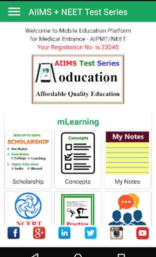 AIIMS Online Test Series Mock Tests 1