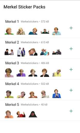 Angela Merkel Sticker für WhatsApp (WAStickerApps) 1