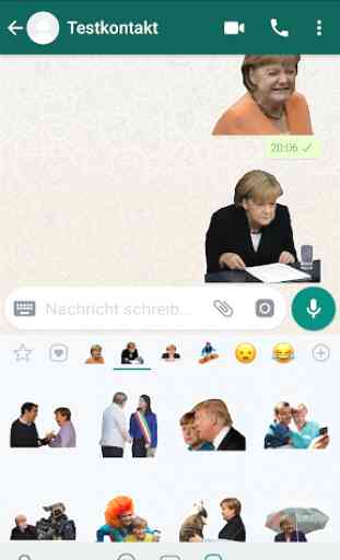 Angela Merkel Sticker für WhatsApp (WAStickerApps) 3