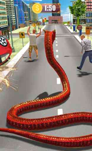 Angry Anaconda Snake Rampage: City Attack 1