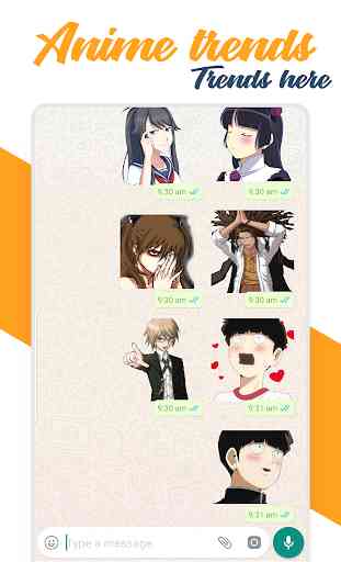 Anime Stickers for WhatsApp - (WAStickerApps) 1