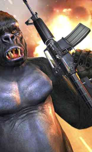 Apes arrabbiati attacco guerra di sopravvivenza 1