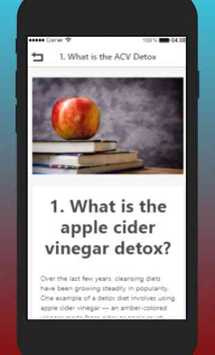 Apple Cider Vinegar Detox 2