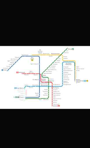 Athens Metro Map 1