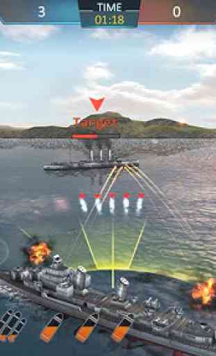Attacco di nave da guerra 3D 2