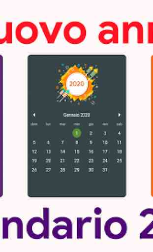 Calendario 2020 - Diario, Eventi, Vacanze 1