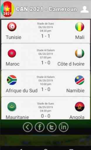 CAN 2021 - Coupe d'Afrique Cameroun -Éliminatoires 4