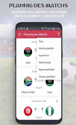 Coupe d'Afrique 2019 - Livescores 3
