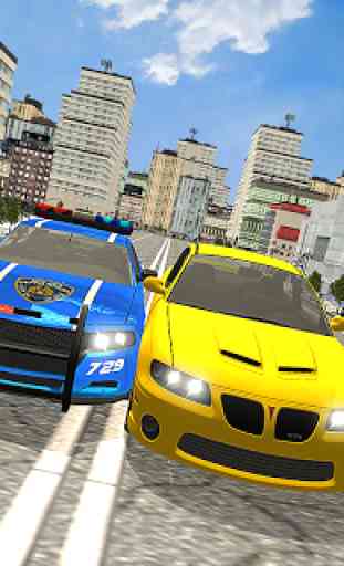 Drive Police Car Gangsters Chase : Free Games 3