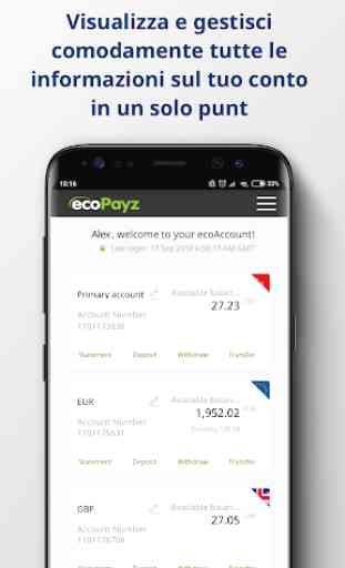 ecoPayz – Servizi di pagamento sicuri 1