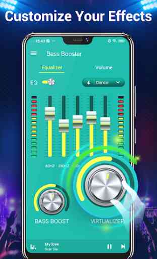 Equalizzatore-Basso Booster & Volume e Virtualizer 4