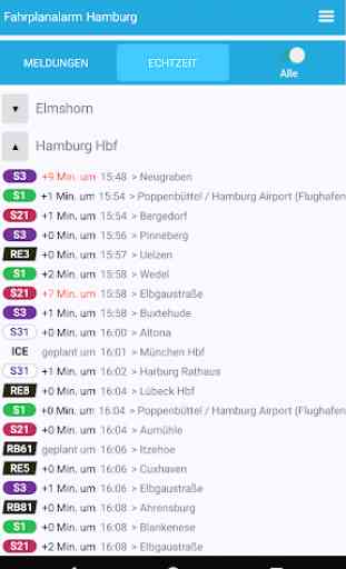 Fahrplanalarm Hamburg 2