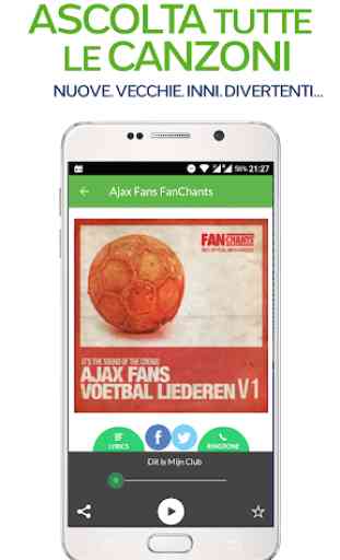 FanChants: Canzoni e Cori dei Tifosi Ajax 1