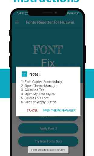 Font Resetter for Huawei & Honor 3