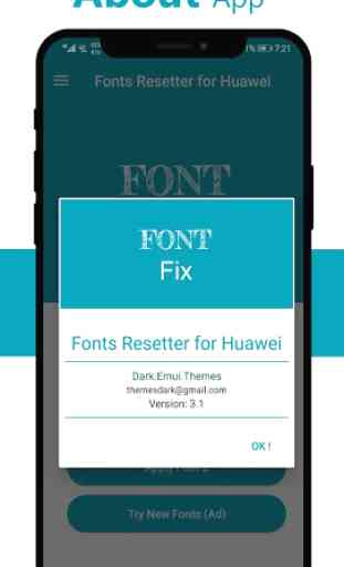 Font Resetter for Huawei & Honor 4