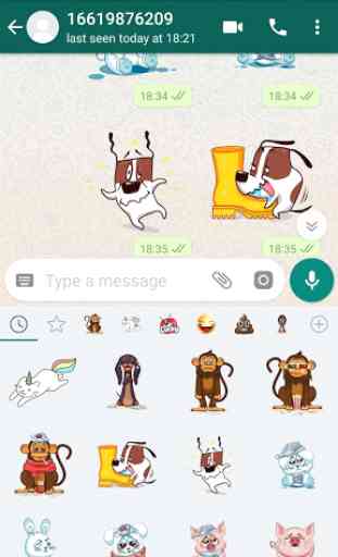 Funny Animals Sticker for WhatsApp -WAStickerApps 3