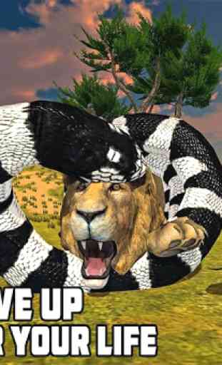 Furious Lion Vs Angry Anaconda Snake 2