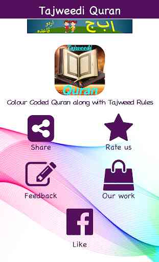 Holy Quran Colour Coded with Tajweed Rules Urdu/En 1