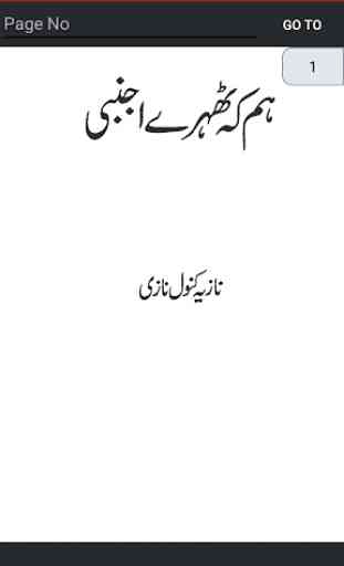Hum Ke Tehray Ajnabi by Nazia Kanwal Nazi  - Novel 2