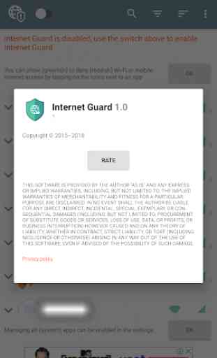Internet Guard - No Root Firewall and Data Saver 2