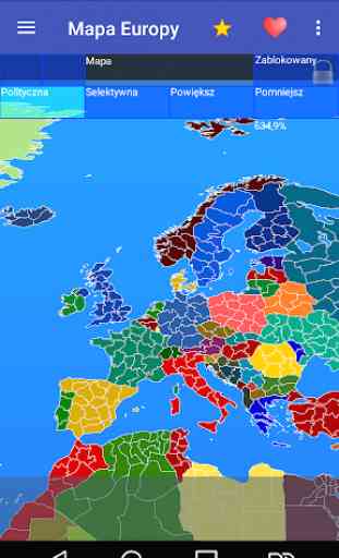 Mappa dell'Europa 2