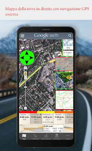 mondo itinerario carta geografica & GPS kit 1