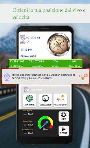 mondo itinerario carta geografica & GPS kit 2