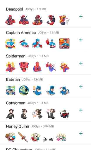 Movie and Comics Stickers - WAStickerApps 1