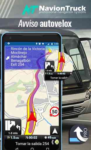 Navigatore GPS Professionale per Autobus 4