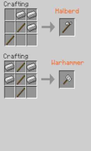 New Weapons Mod MCPE New 3