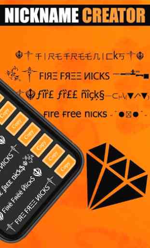 Nickname Generator Fire Free: Name Creator (Nicks) 2
