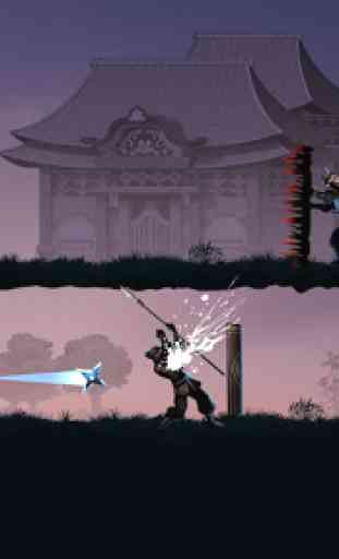 Ninja warrior giochi di combattimento con le ombre 2