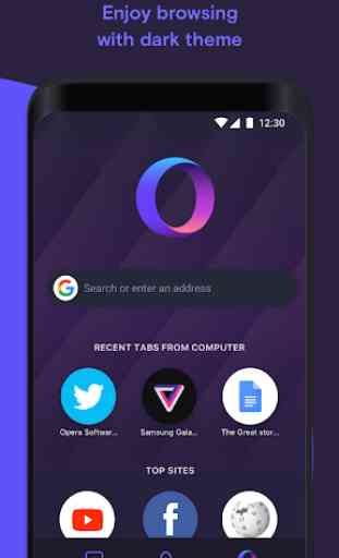Opera Touch: il nuovo browser veloce 3