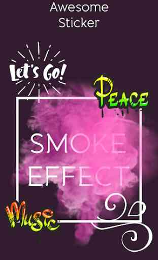 Smoke Effect Art Name - Wallpaper DP Maker 1